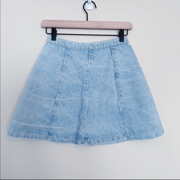 Brandy Melville John Galt A-Line Denim Skirt - S - Picture 5 of 5